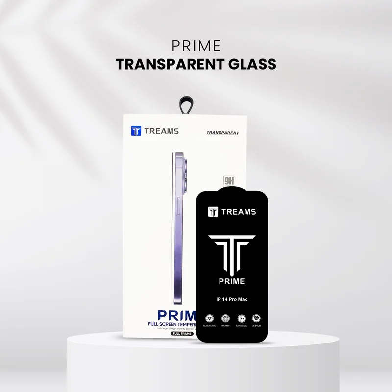 Treams Prime Series - Ultra Clear Tempered Glass